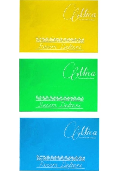Gıpta Mıca 25X35 Resim Defteri 32 Yp 20572 3'Lü