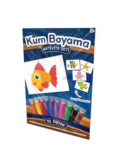 Sevimli Balık Kum Boyama Aktivite Seti