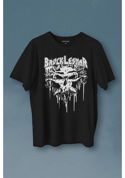 Brock Lesnar Logo Wwe Ufc Amerikan Güreşi Spor Baskılı Tişört Unisex T-shirt 001