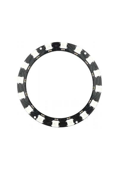 16 Bit Neopixel Halka Ring Ws2812b 5050 Rgb Led Modül 16 Lı Dijital Adreslenebilir Lamba Programlan