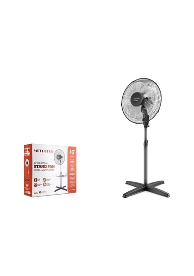 Metropol Mp-1005 16" Ayaklı Vantilatör -55w - Metal Pervane