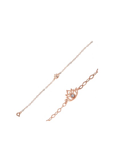 Casera's Gümüş Rose Lotus Çiçeği Kadın Bileklik Csr2184780 Gümüş