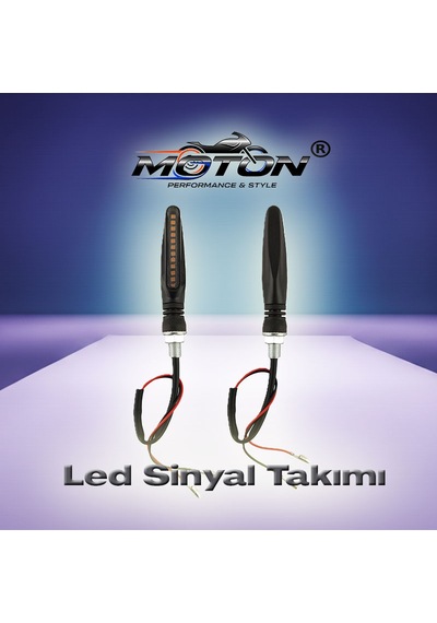 Motosiklet Mini Boy Led Sinyal Lambası Takımı 2 Adet