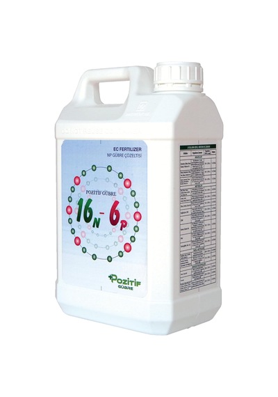 16n-6p N-p Azot Fosfor Gübre Dal Yaprak Sürgün Gelişimini Teşvik Eder Buğday Vb. 5 Lt Bitki Besini 0,250