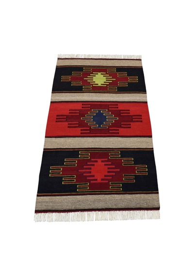 Kilim Antik El Dokuma Görkemli Şarkışla Sivas Yün Kilimi 0150 - Yeni - Çok Renkli