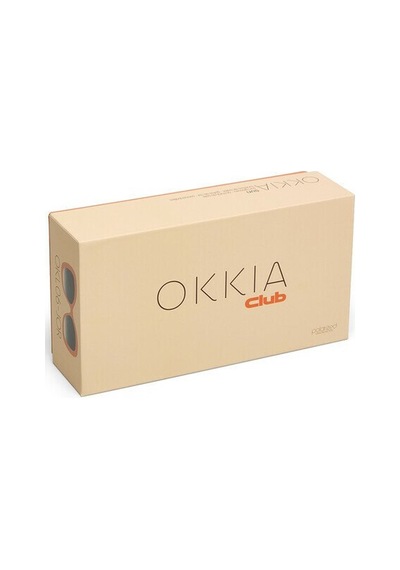 Okkia Club Procıda Siyah Lens Polarize Güneş Gözlüğü Turuncu Jel