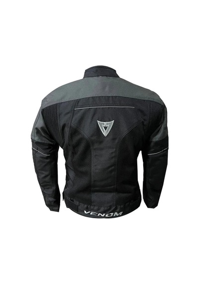 Venom Dynamıc 4 Mevsim Motosiklet Montu Siyah - Gri