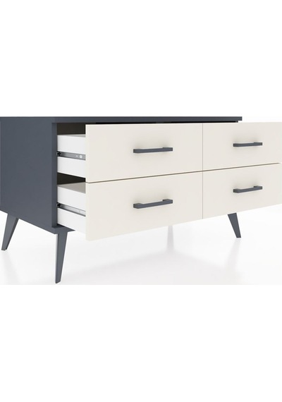 Hyperion Şifonyer 4 Raflı 88x44x48 Antrasit-antrasit/aytaşı Antrasit/aytaşı Hyperion Şifonyer 4 Raflı 88x44x48 Antrasit-antrasit/aytaşı Antrasit/aytaşı