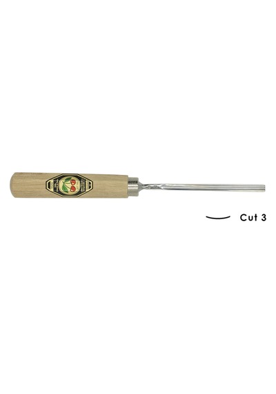Kirschen Düz Oluklu Ağız Oyma Iskarpelası Cut3 - 6mm