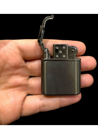 Füme Pürmüzlü Gazlı Metal Çakmak 109471