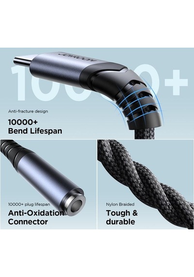 Joyroom Arama Destekli Ses Adaptörü Type-c - 3.5 Mm