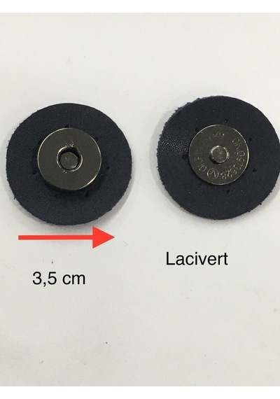 Karantuhafiye Deri Çanta Çıtçıt Mıknatıslı 2 Li Set Lacivert Lacivert
