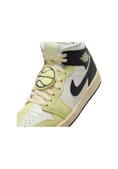 Nike Air Jordan 1 Mid Se 'fall League' Kadın Basketbol Ayakkabısı Hq3008 130 Çok Renkli