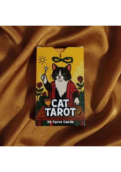Cat Tarot Kartları 78 Adet Kedi Temalı Klasik Tarot Kartları