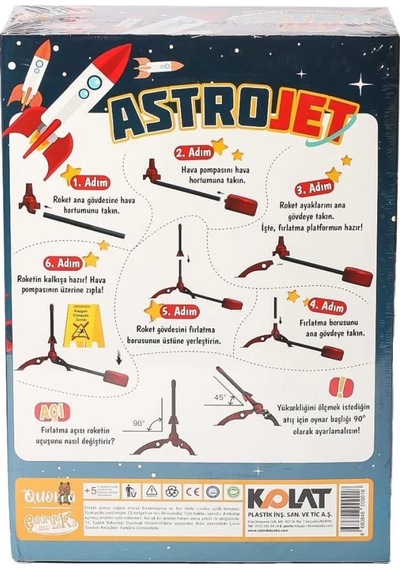 Mey İthalat Zk122 Astro Jet Kutu Oyunu -kolat