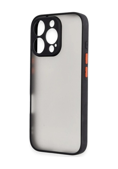 Apple Apple Uyumlu iPhone 16 Pro Max Kılıf Montreal Silikon Kapak - Siyah Sıyah