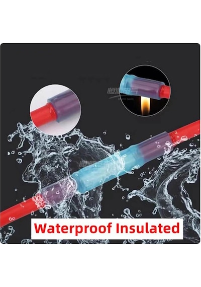 Koodmax - 10 Adet - Bht-2 Isıyla Daralan Makaron 27a 1.5-2.5mm² Su Geçirmez Konnektör - Mavi