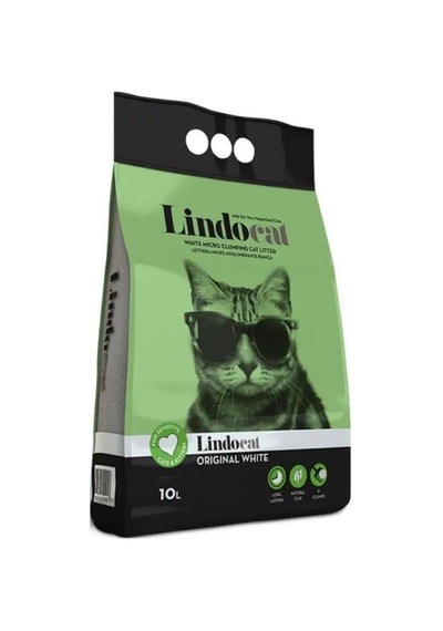 Lindocat Original İnce Taneli Kokusuz Topaklanan Kedi Kumu 10l