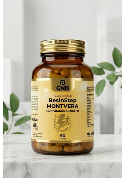 Gnb Besinstep Montvera Kore Ginsengi, İnositol, Multivitamin & Mineral İçeren Takviye Edici Gıda 90 Tablet