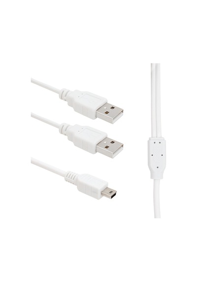 USB 2 X ERKEK - MİNİ USB 5 PİN (2.0V) 1.5 METRE KABLO POWERMASTER