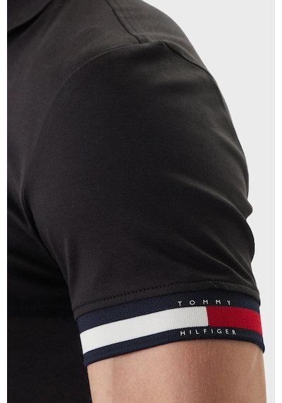 Tommy Hilfiger Erkek Polo Yaka T Shirt Mw0mw42743 Bds Siyah