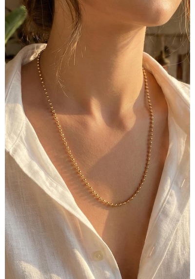 14 Ayar Altın Top Zincir 2.50 Mm Sarı Altın