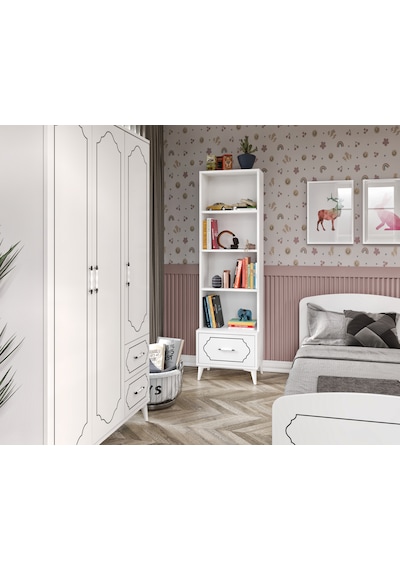 Hayal Modern Genç Odası Takımı Beyaz - 4 Parçalı Beyaz