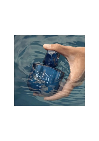 Nordic Waters Infinite Blue Derin Deniz Akoru Paçuli Ve Biberiye Notalı Erkek Parfümü Edp Çiçeksi