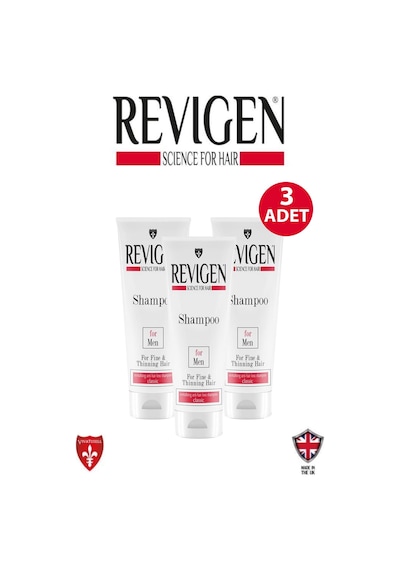 Revigen Erkek Şampuan 300 Ml 3 Adet Tüm Saçlar
