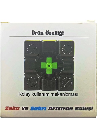 Beyaz Zemin Üzeri Renkli Zeka Küpü 3X3X3-6,8 cm 