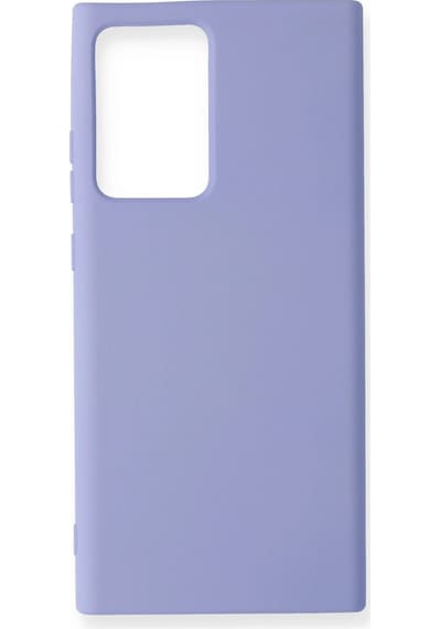 Newface Samsung Galaxy Uyumlu Note 20 Ultra Kılıf Nano İçi Kadife Silikon Glblseme - 98 - Lila LİLA