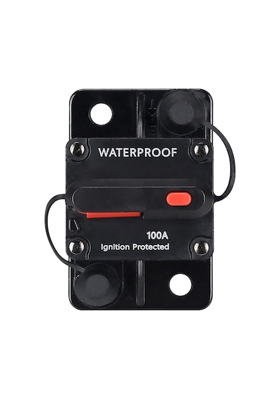 Waterproof Obus Karavan Dc Sigorta 100 Amper Otomatik Sigorta