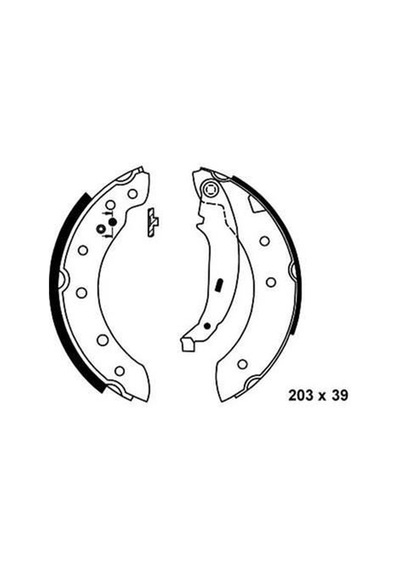 FERODO FSB519 KAMPANA BALATA CLIO SYMBOL II 08- CLIO II 98- LAGUN