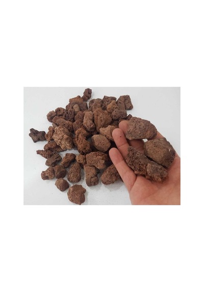 Asenya Kırmızı Pomza Taşı 15-25 Mm 40 Kg Volkanik Ponza Lav Taşı Ponza Kaktüs Sukulent Pomza Tarım Pomzası Diğer