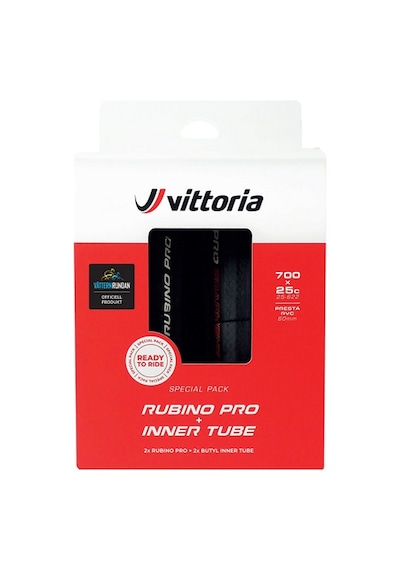 Vittoria Road Rubino Pro Iv G2.0 700x28 İç/dış Lastik Seti 11p00087 Siyah
