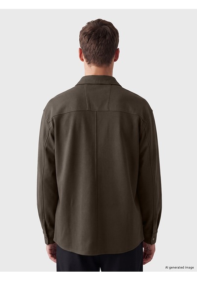 Lcw Vision Haki Regular Fit Erkek Gömlek Ceket