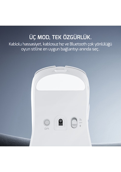 Gamepower Radus 12.000dpı Triple Mode Kablolu/bluetooth/2.4g Gaming Mouse -