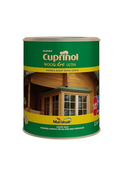Cuprinol Woodart Ultra Vernikli Ahşap Koruyucu 2.5 Lt