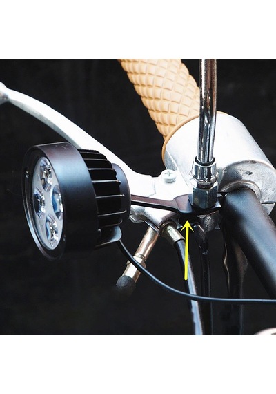 Knmaster Badger 12w Ayna Bağlantılı Motosiklet Sis Farı Takımı N11.3414