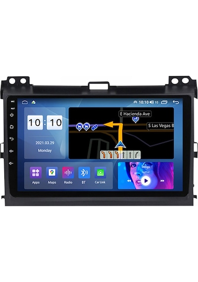 NAKAMİCHİ Toyota Land Prado 2004-2009 Android 2 Gb Ram + 32 Gb Rom Carplay Multimedya
