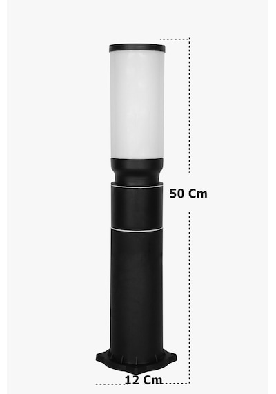 Kule Uzun 50 Cm Set Üstü Bahçe Lambası Zita Bahçe Aydınlatma