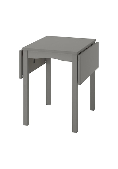 Ikea Gri Geniş Yemek Masası - Katlanır Mutfak Masası
