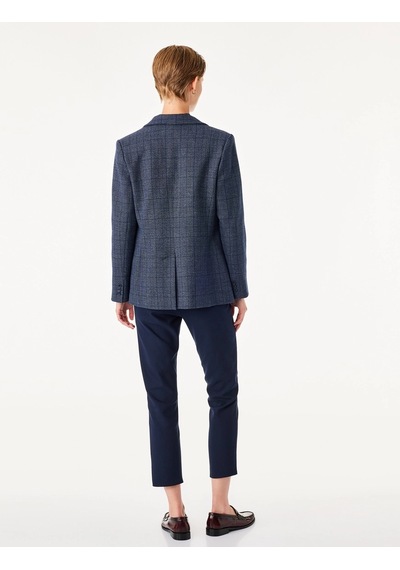 Koton Cepli Düğmeli Slim Fit Normal Bel Cigarette Pantolon Siyah