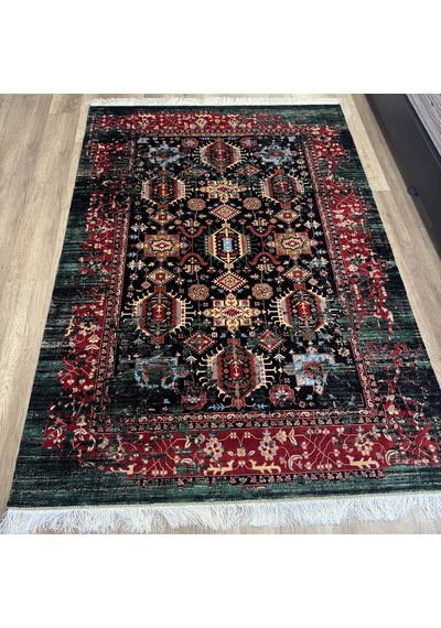 Hoom Rugs Tebriz Kr01 150 Tarak Makina Halısı Çok Renkli