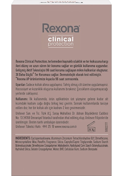 Clinical Protection Kadın Stick Deodorant Shower Clean 45 Ml