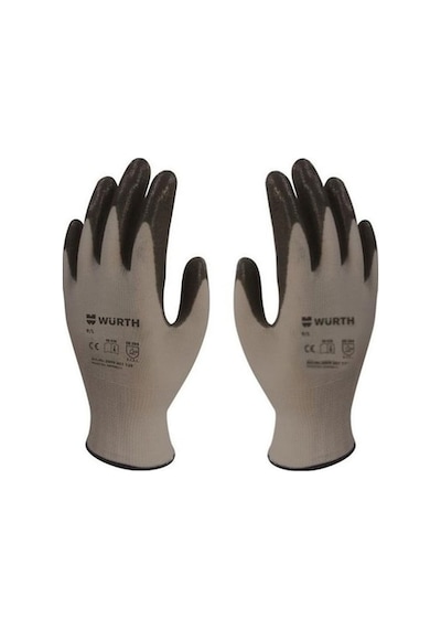 Würth Mekanikçi Iş Eldiveni Siyah 9/Large 6 Çift