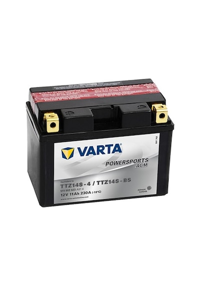 Varta TTZ14S YTZ14S-BS 12 V 11 Amper Motosiklet Akü