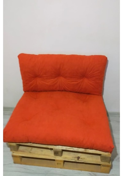 Mutfaktamoda M. Moda Turuncu 120× 80 Cm Palet Minderi Ikili Takım