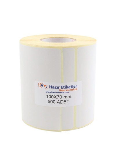 Lexroo Kargo Etiketi Eko Termal Etiket 100mm X 70mm Ruloda 500 Adet 40mm Kuka Çapında Direk Termal Diğer