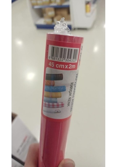 Yapışkanlı Asetat Renkli 45 Cmx2m